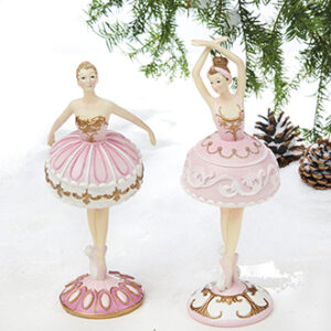 Ballerina, poly. - 27CM, 2 ASS.