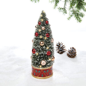 Juletræ med LED lys, til batteri - 31CM