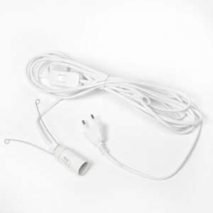 Fatning med 5 meter ledning til el stjerne -