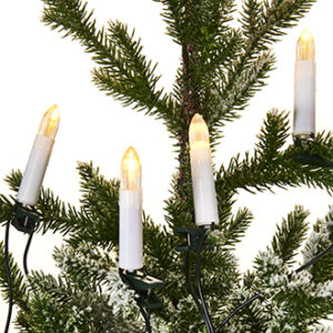 20-LED lyskæde, indendørs, 12,5m (220V) - 7CM, 20/ÆSK