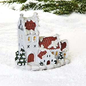 Pobra landsby-kirke, poly. - 11CM