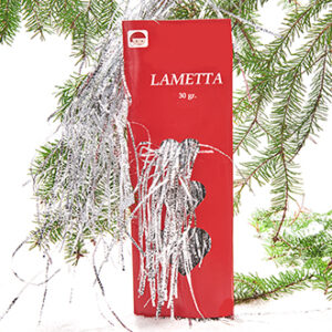 Reflexlametta, sølv, 30gr -