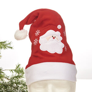 Nissehue, filt med julemandshoved, ø: 56cm - 43X30CM