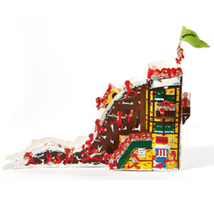 Julekalender, saml-selv, Bramming rutchebane - 35CM, 1/POS