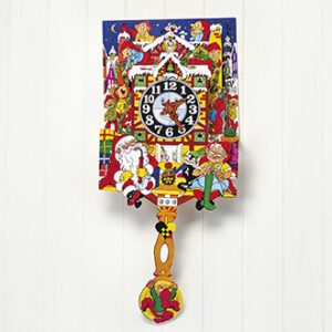 Julekalender, Bramming ur, 3d - 34X47CM