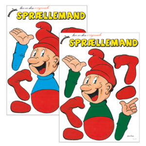 Sprællemand/ark, klip&saml-selv, Bramming - 40X30CM, 2 ASS., 2/POS