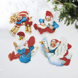 Karton nisser, Vilhelm Hansen - 30CM, 4/POS