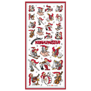 Bramming stickers, papir - 28X12CM, 2/POS