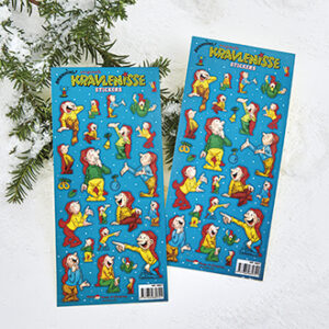 Bramming papir stickers, Old Time - 28X13CM, 2/POS