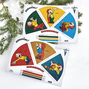 Bramming kræmmerhuse-ark, Old Time - 28X40CM, 2 ASS., 2/POS