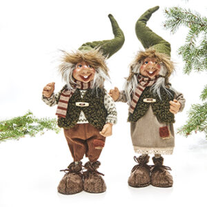 Nisse, pige/dreng, stof - 50CM, 2 ASS.