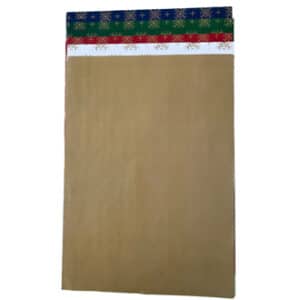 Glanspapir ark i pose, 90g 5/pos