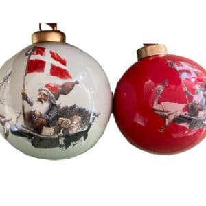 Porcelæns kugle, 6cm, 3 Ass. 3/ÆSK