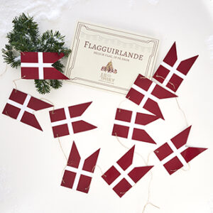 Flagguirlande, 150gr, 18 flag på snor 9x15 cm 1/Pos