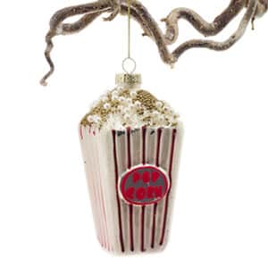 Popcorn glas, m/snor- 13CM