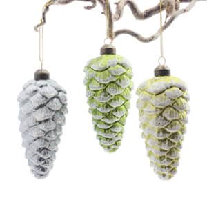 Grankogle glas m/snor- 13CM, 3 ASS