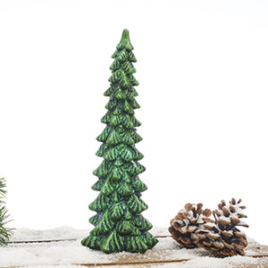 Juletræ, poly., m/glimmer- 25CM