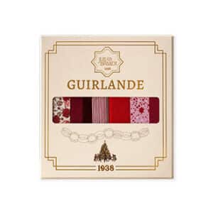 Guirlandestrimler, papir, røde, 25mmx150mm, 6 ASS. 60/POS