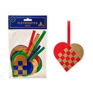 Flethjerter, 7,5/9&12cm m. guld-10/POS