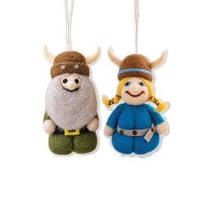 Viking m/d, uld, m/snor. 10,5CM, 2 ASS.