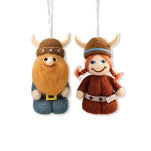 Viking m/d, uld, m/snor. 10,5CM, 2 ASS.