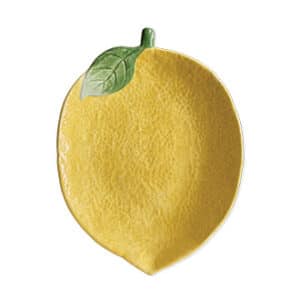 Fad, citron, keramik L: 23CM